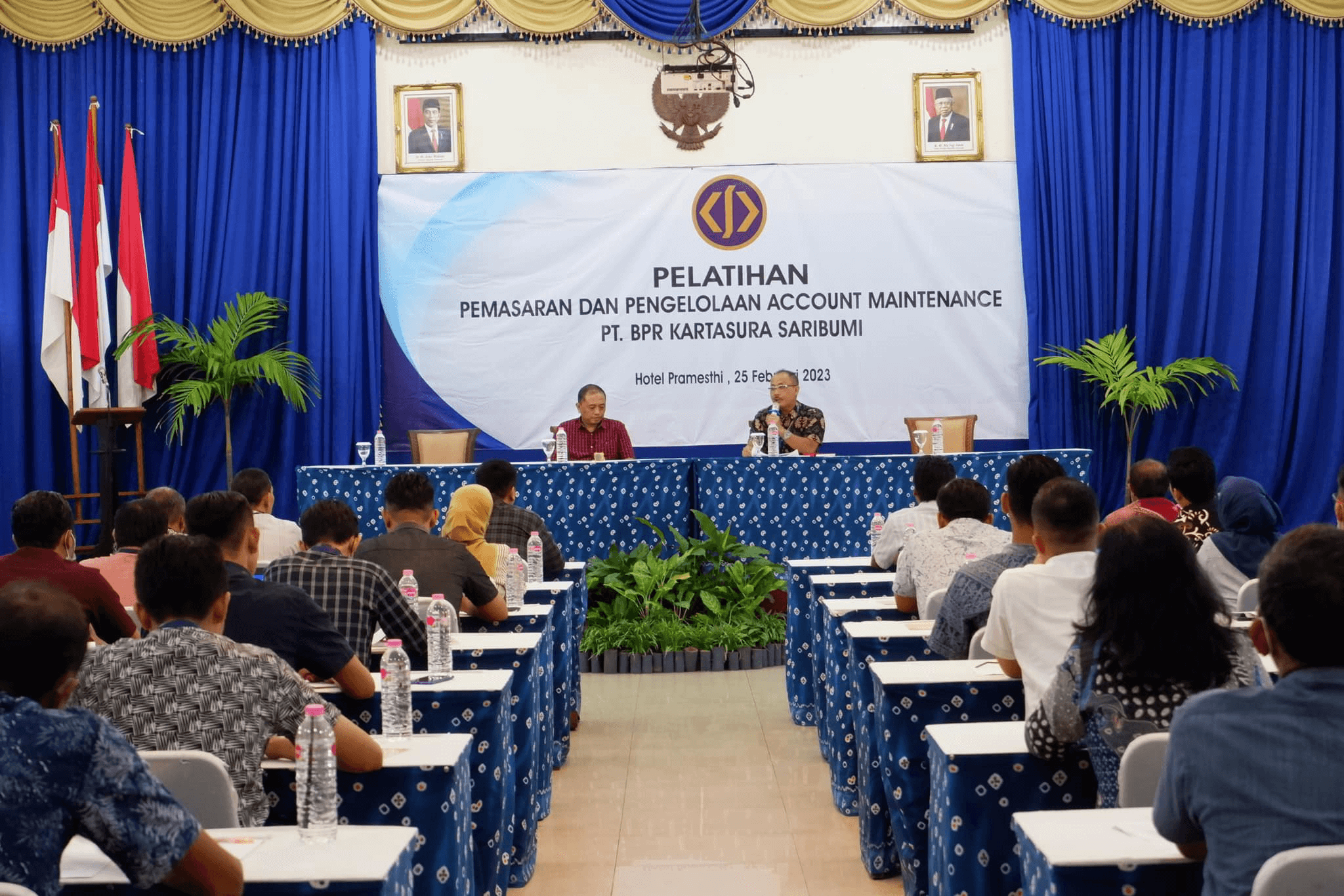 PELATIHAN PEMASARAN & PENGELOLAAN ACCOUNT MAINTENANCE PT BPR KARTASURA SARIBUMI